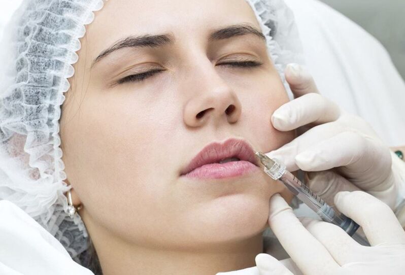 Injection face